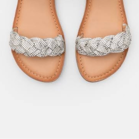White GIOSEPPO Sandals With Strass Details . Size - 39 - Picture 4 of 16